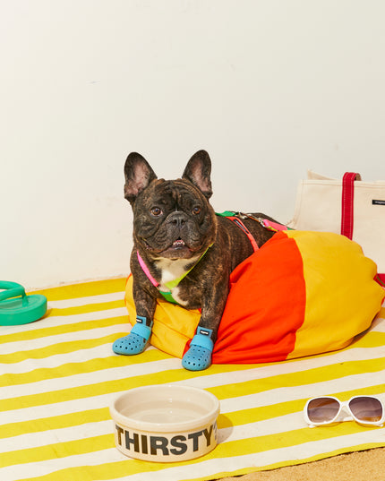 Beach Ball Bed - Orange/Yellow - TANK TINKER