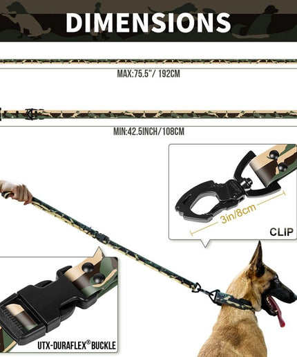 JUNGLE DOG LEASH - TANK TINKER