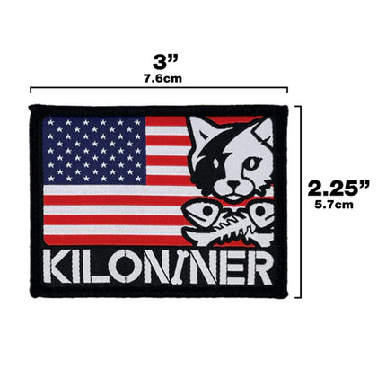 AMERICAN CAT & CROSSBONES Morale Patch - TANK TINKER