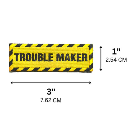 Mini Trouble Maker Embroidered Morale Patch - TANK TINKER