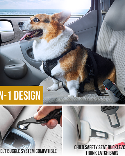 REX Car Use Dog Harness - TANK TINKER