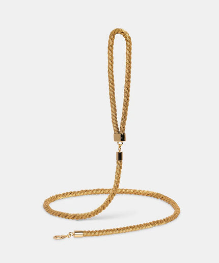 Grisi Gold Coated Braided Dog Leash - TANK TINKER