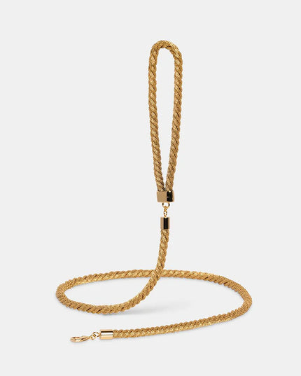 Grisi Gold Coated Braided Dog Leash - TANK TINKER