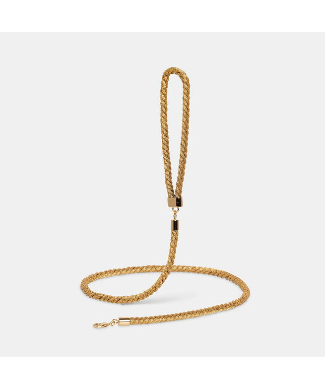 Grisi Gold Coated Braided Dog Leash - TANK TINKER